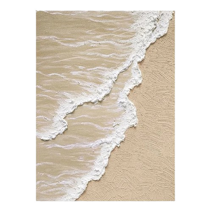 Textured Abstract Canvas Wall Art / Shoreline