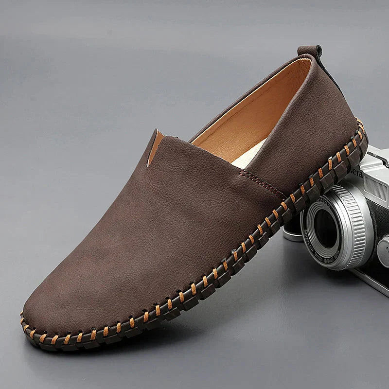 GIORDI™|MOCASSINI IN PELLE ARTIGIANALE