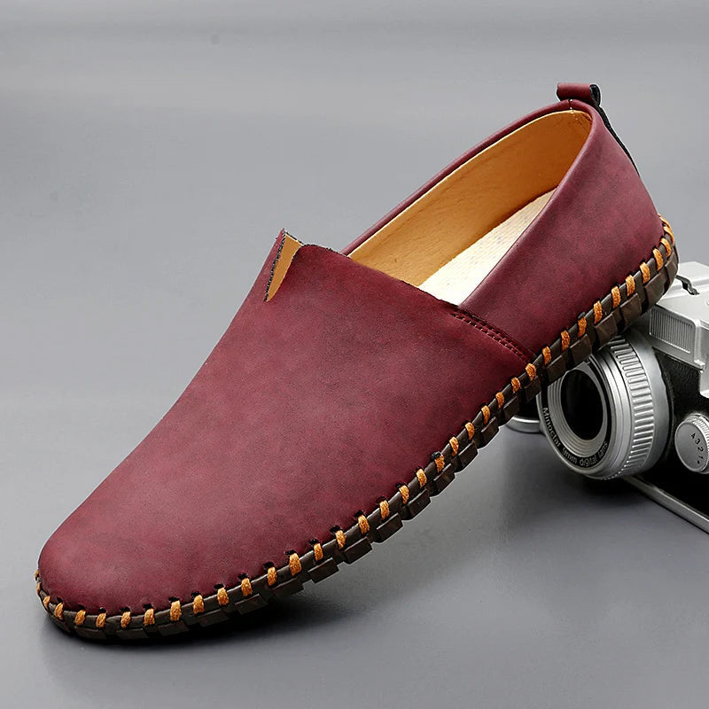 GIORDI™|MOCASSINI IN PELLE ARTIGIANALE