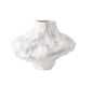 Asymmetric Ceramic Vase / White