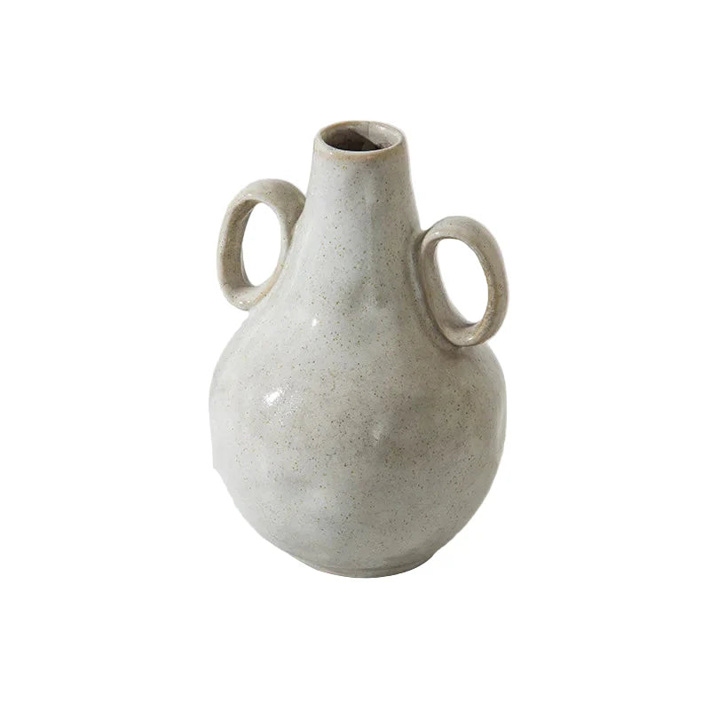 Nordic Ceramic Vase / White