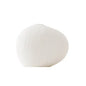 Textured Pebble Ceramic Vase / White