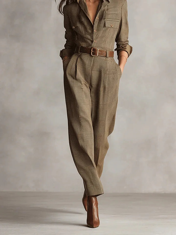 Arianna -Tuta moderna in tweed