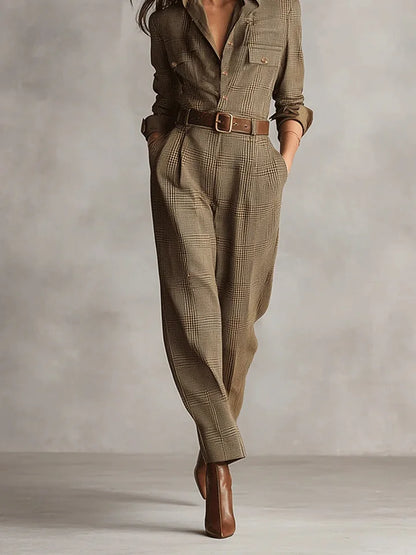 Arianna -Tuta moderna in tweed