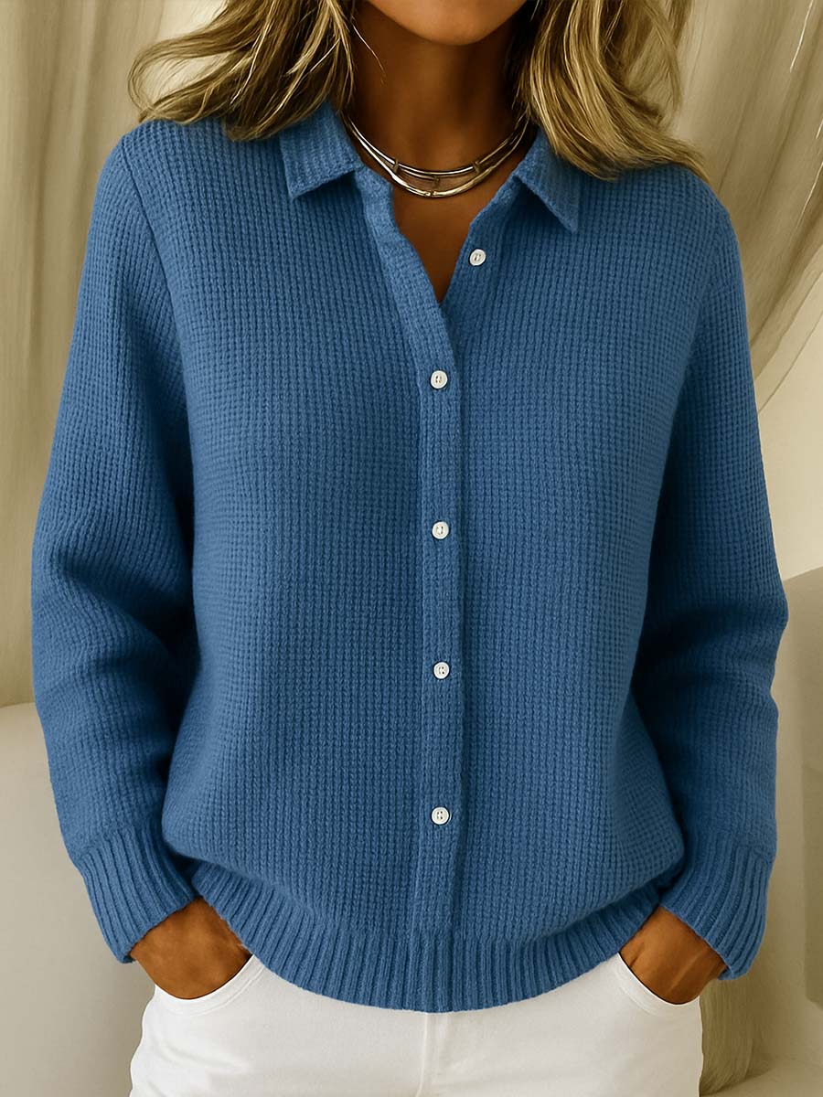 Maeve | Cardigan classico a maglia con bottoni