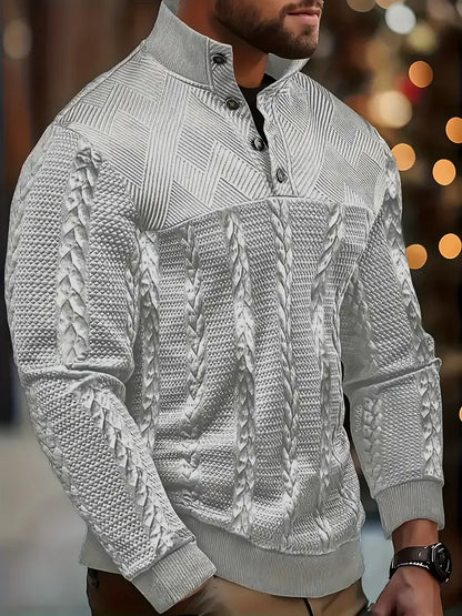 DAVIS™|MAGLIONE A RIGHE ELEGANTE