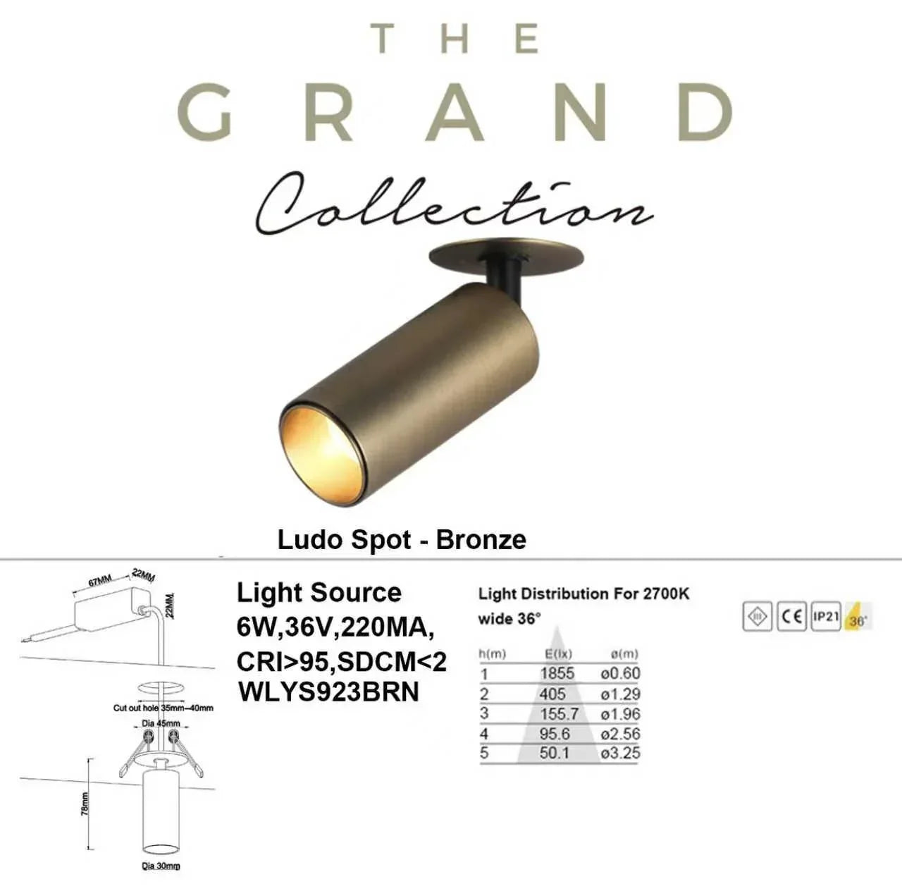 LUDO Small Tube Spotlight