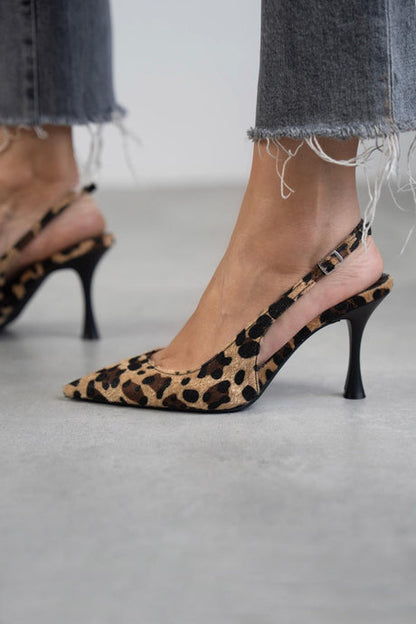 LORENA™|TACCHI IN CAMOSCIO LEOPARDATO
