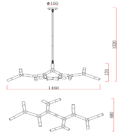 SCOTT Chandelier