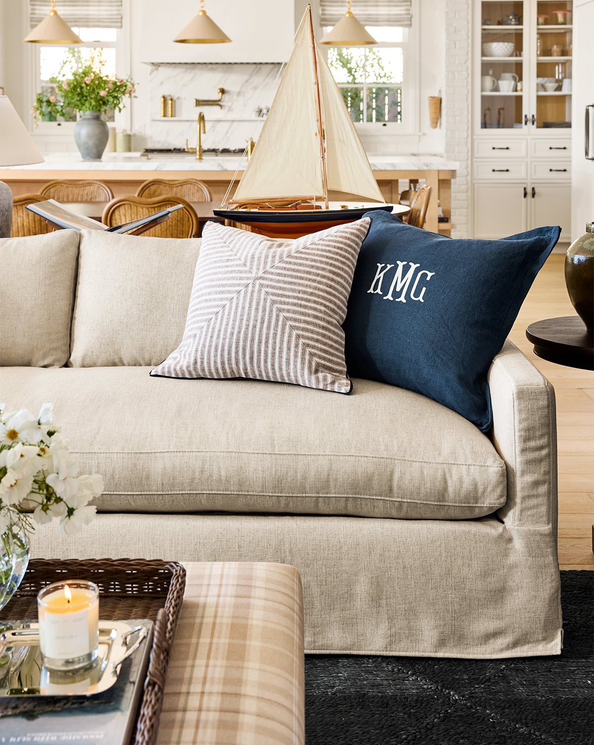 Liam Double Flange Pillow Cover